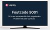 Viaplay foutcode 5001