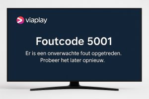 Viaplay foutcode 5001
