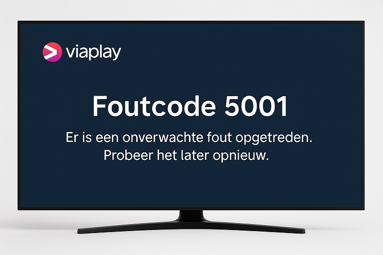 Viaplay foutcode 5001